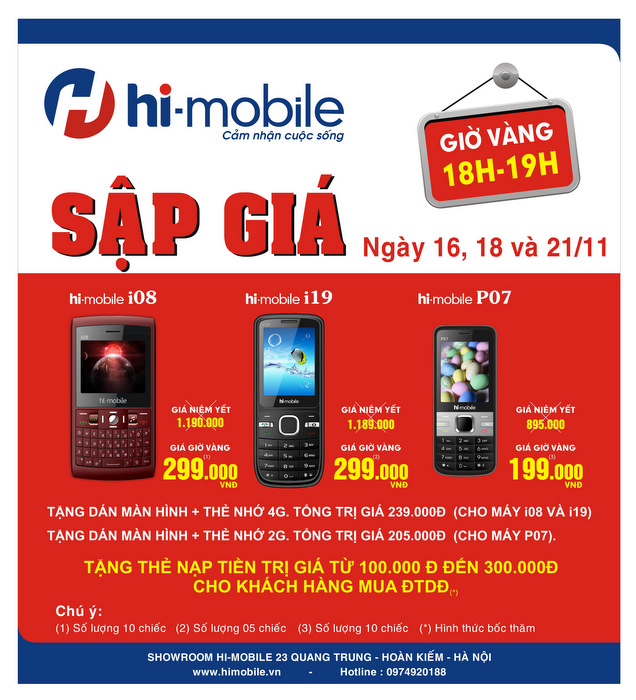 ‘Sập giá tháng 11’ cùng hi-mobile