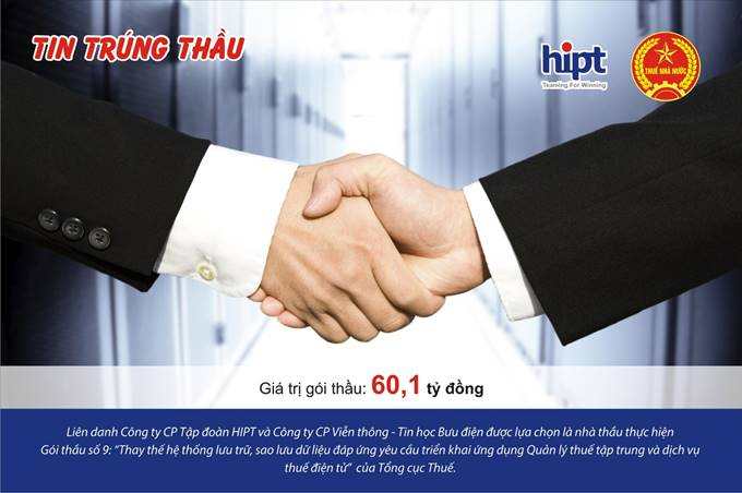 HiPT trúng thầu 60 tỷ