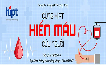 Ngày 18/8: Cán bộ nhân viên HiPT cùng hiến máu cứu người